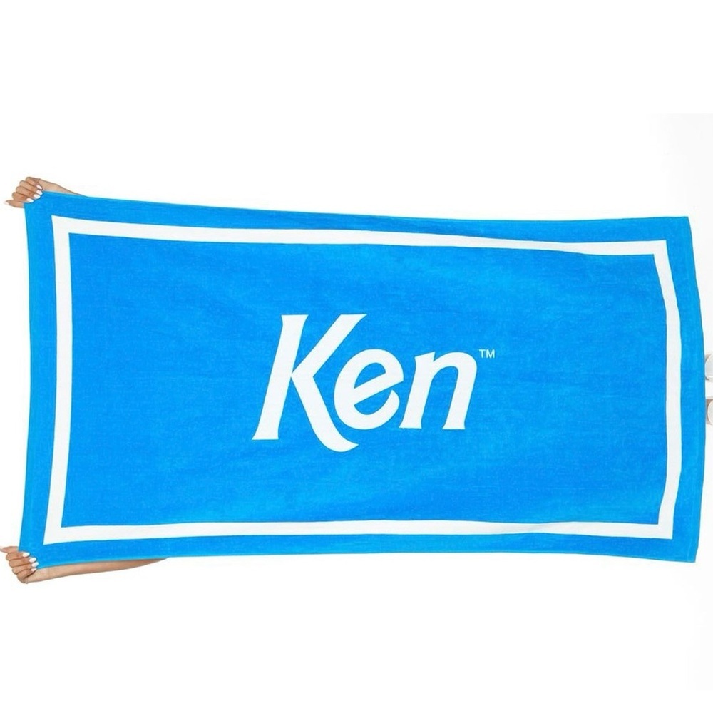 💕 BARBIE x FOREVER 21 Ken graphic beach towel Barbie The Movie NEW doll